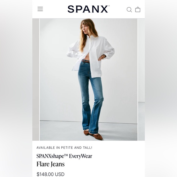 SPANXshape™ EveryWear Flare Jeans size small - Picture 9 of 9